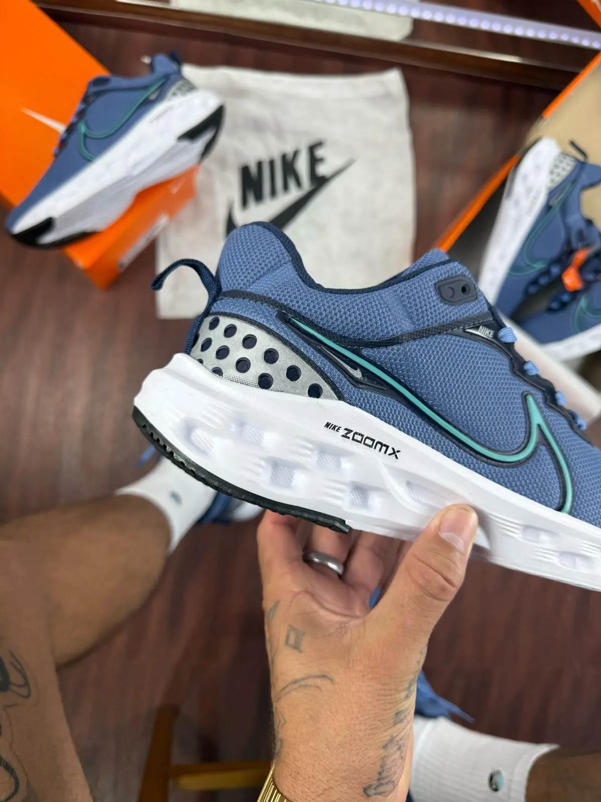 Nike Zoom X React Infinity Run FK3 - Azul Turquesa — foto principal
