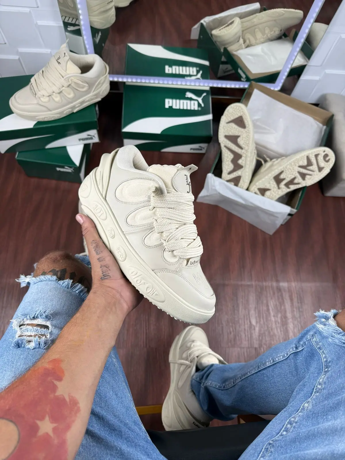 Puma Lá Francé Assist - Branco — foto principal