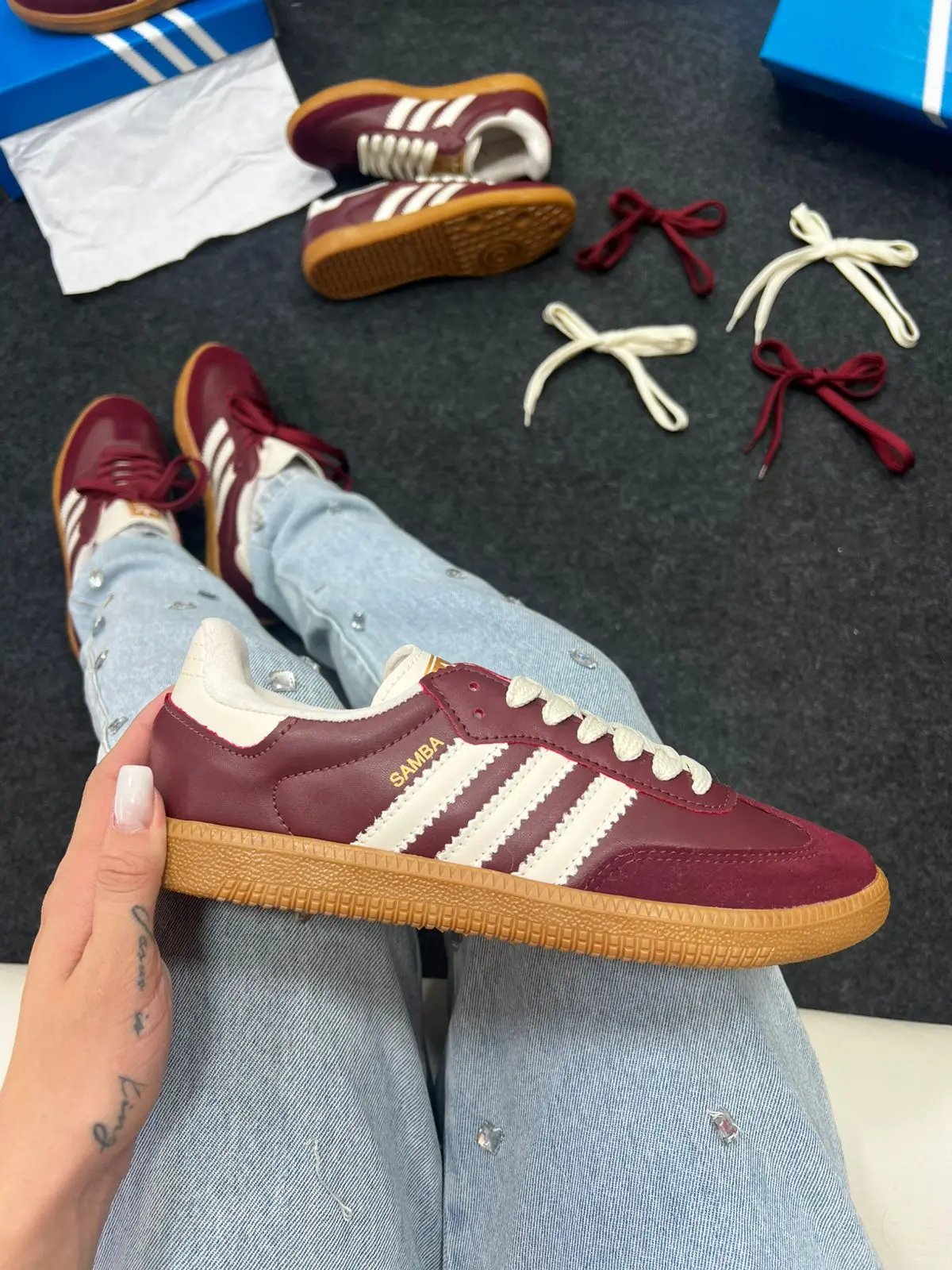 Adidas Samba Bordô — foto principal