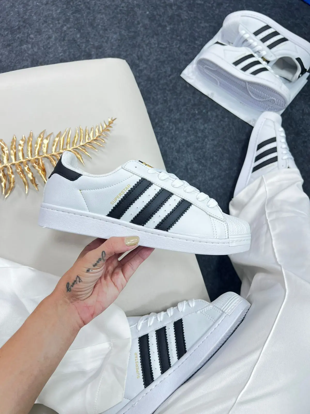 Adidas Superstar Branco E Preto — foto principal