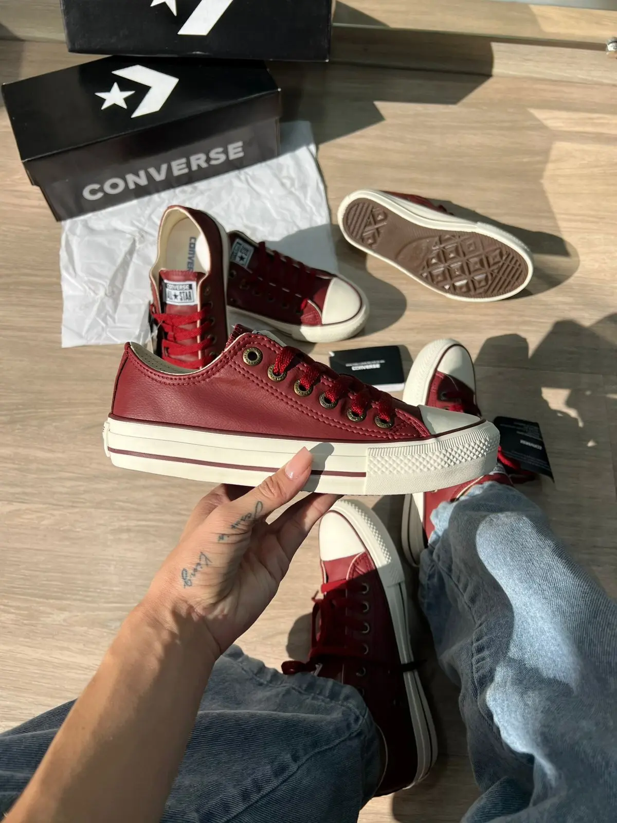 Tênis All Star Prime PU Bordô — foto principal