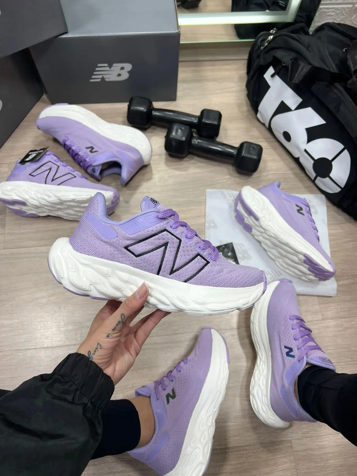 New Balance Fresh Foam Lilás — foto principal