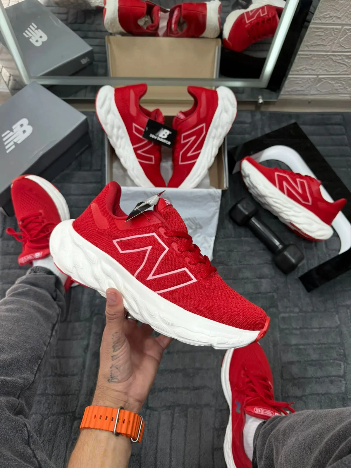 New Balance Vermelho Premium — foto principal