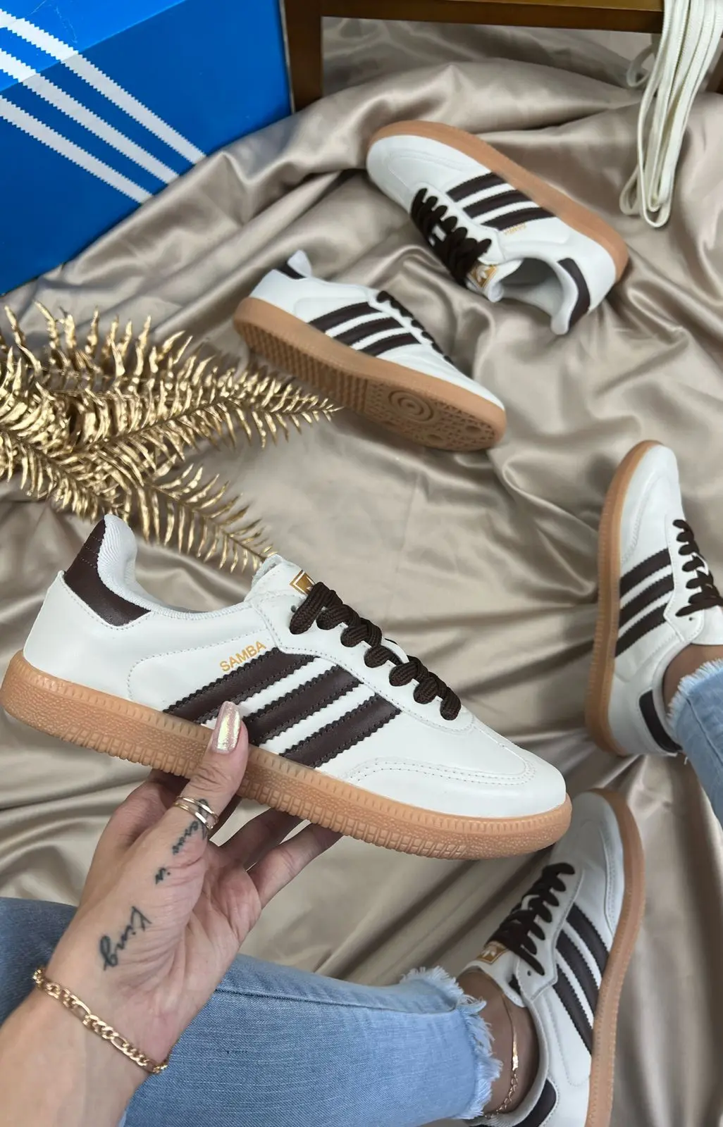 Adidas Samba OG Sintético - Off Cafe — foto principal
